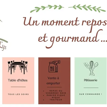 Au Des Lys D'hotes Panzió 3*